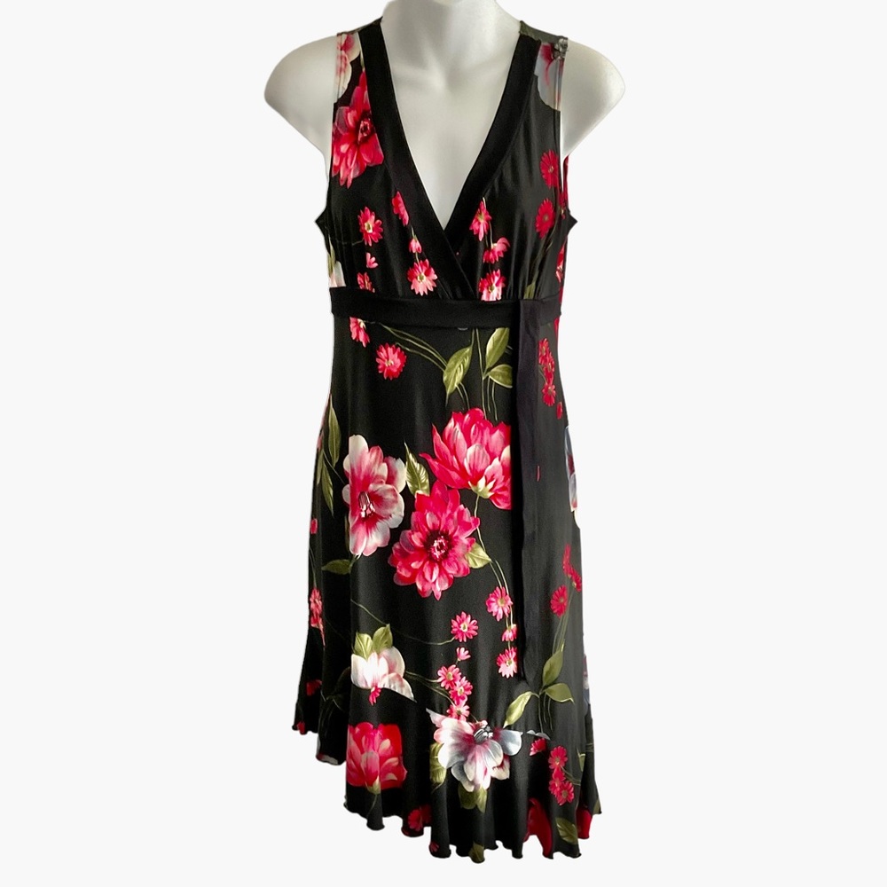 Capucino | Asymmetrical Floral Dress